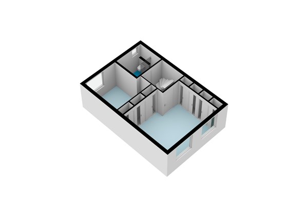 Floorplan - Annie M.G. Schmidtlaan 16, 2343 BH Oegstgeest